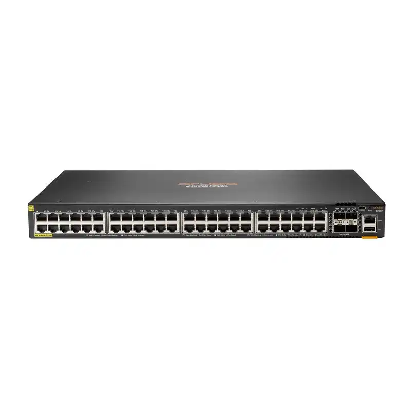 HPE Aruba Networking CX 6200F 48G 4SFP Switch - Commutateur - distance max. d'empilage de 10 km - C3 - Gé... (S0M83AABB)_1